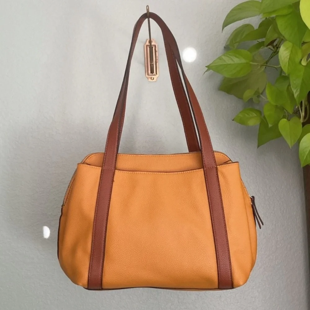 New Without Tags Nanette Lepore Yellow, Cream, and Brown Purse Handbag - Picture 3 of 14